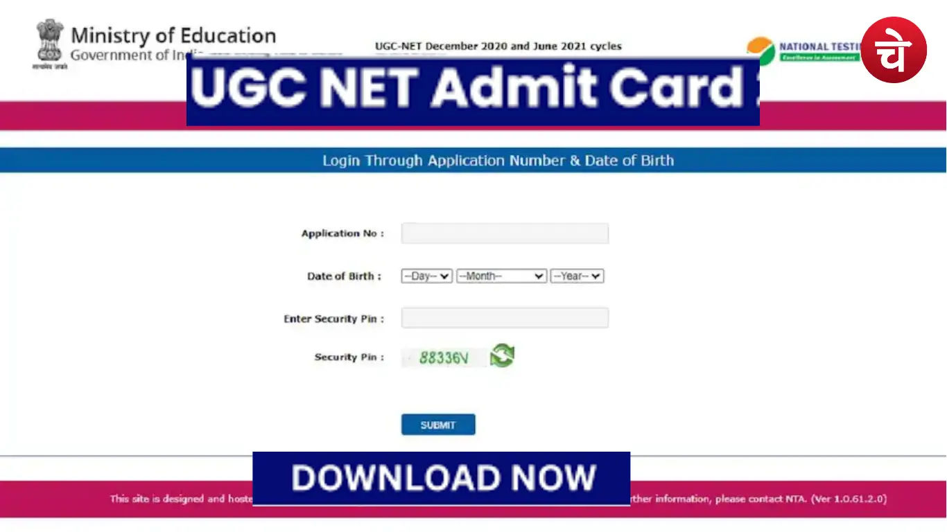 UGC Net Admit Card 2026
