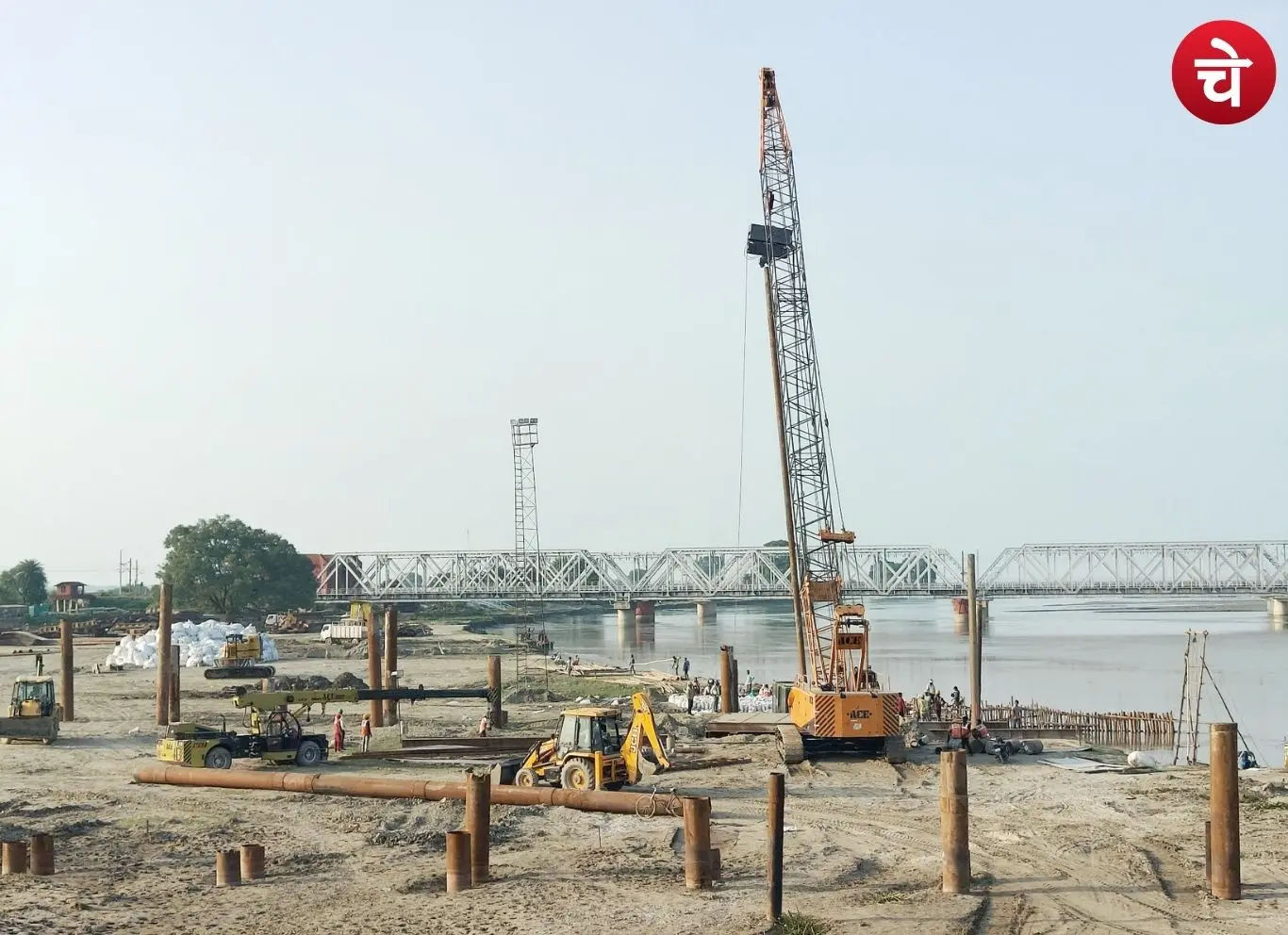 Ghaghra River Cable Bridge