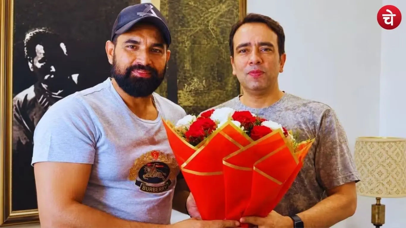 Mohammed Shami and Jayant Chaudhary