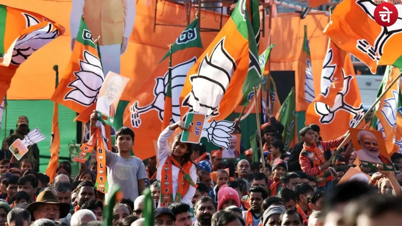 Photo of the Bharatiya Janata Party flag