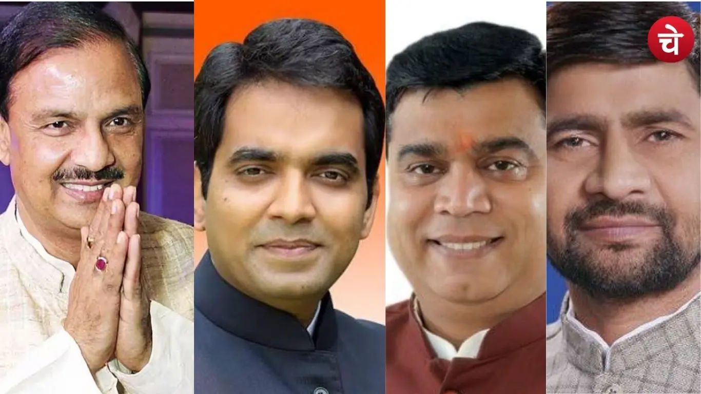 _Photos of Noida MP Dr. Mahesh Sharma Noida MLA Pankaj Singh Noida Samajwadi Party leader Sunil Chaudhary and Congress leader Kriparam Sharma