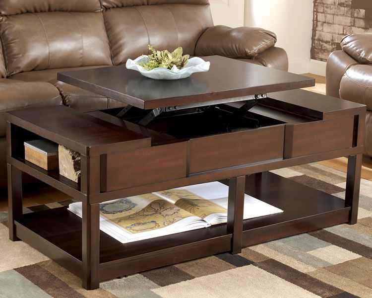 Square Wood On Rug Contemporary Lift Top Coffee Table Designs Ideas To Choose (Photo 10 of 10)