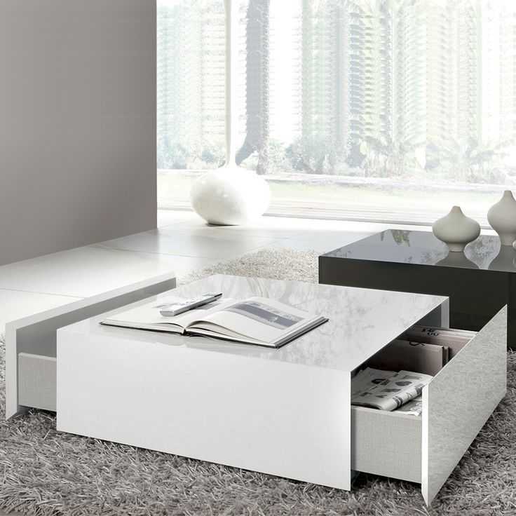 Featured Image of White Coffee Tables With Storage