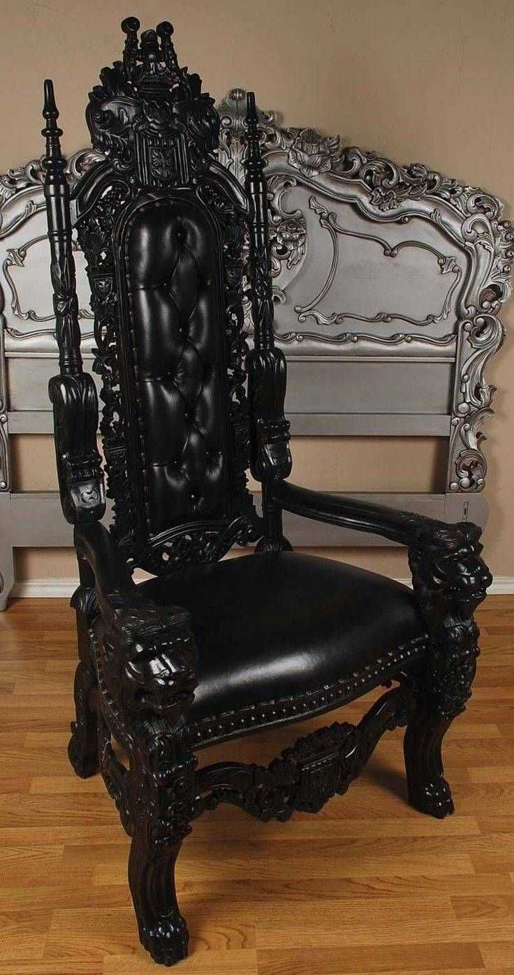 55 Best Throne Images On Pinterest | Gothic Furniture, Chairs And Pertaining To Gothic Sofas (Photo 15 of 30)