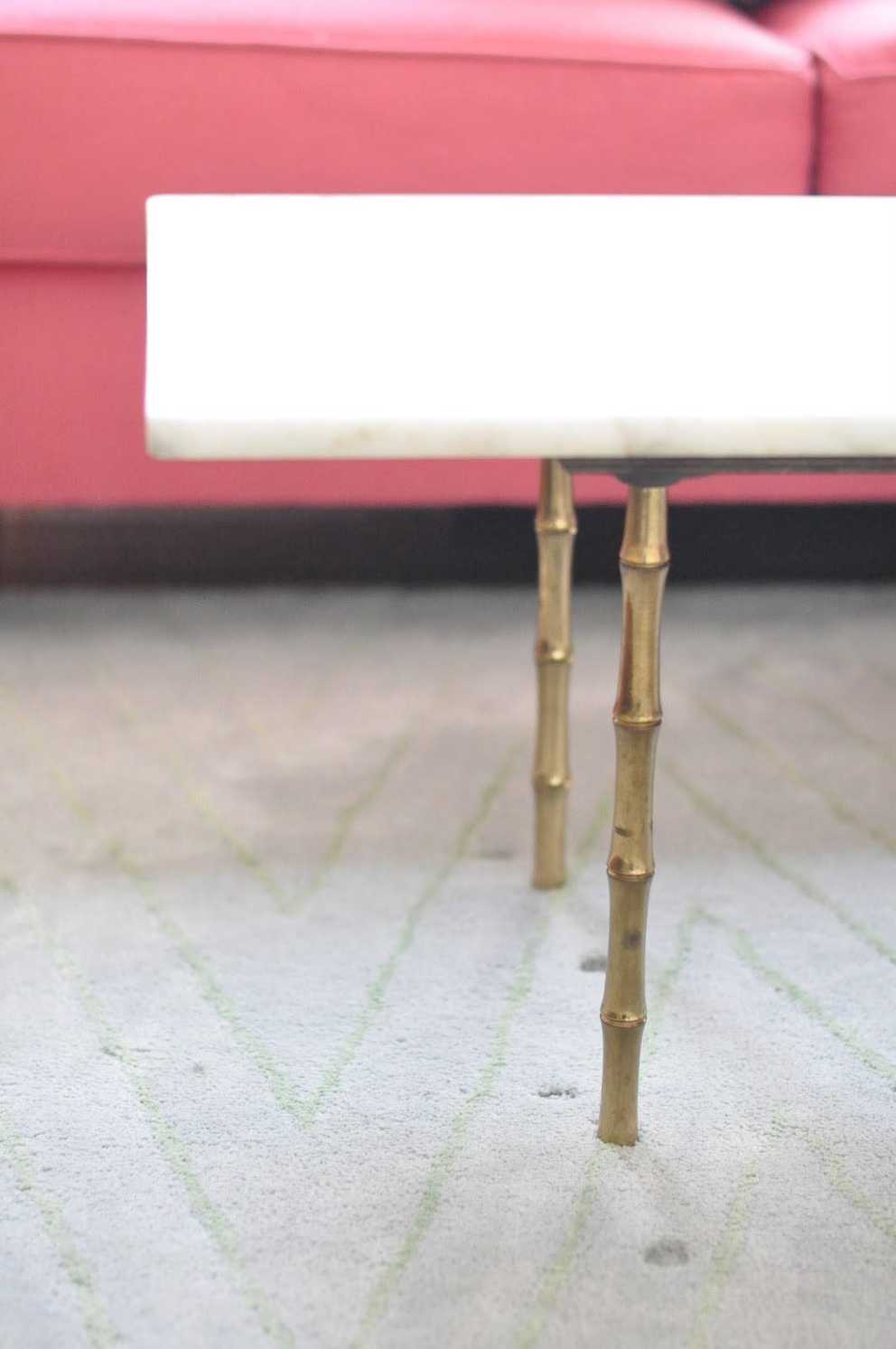 30 Collection of Gold Bamboo Coffee Tables