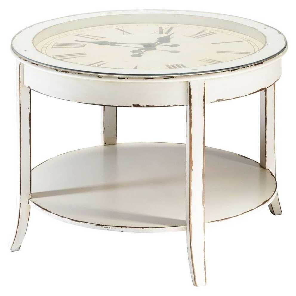 30 Best Collection of Clock Coffee Tables Round Shaped