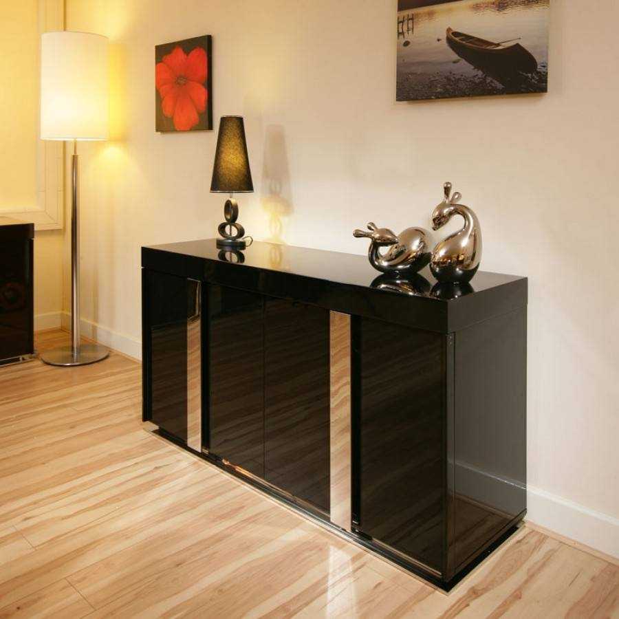 View Photos of Black Gloss Sideboards (Showing 23 of 30 Photos)