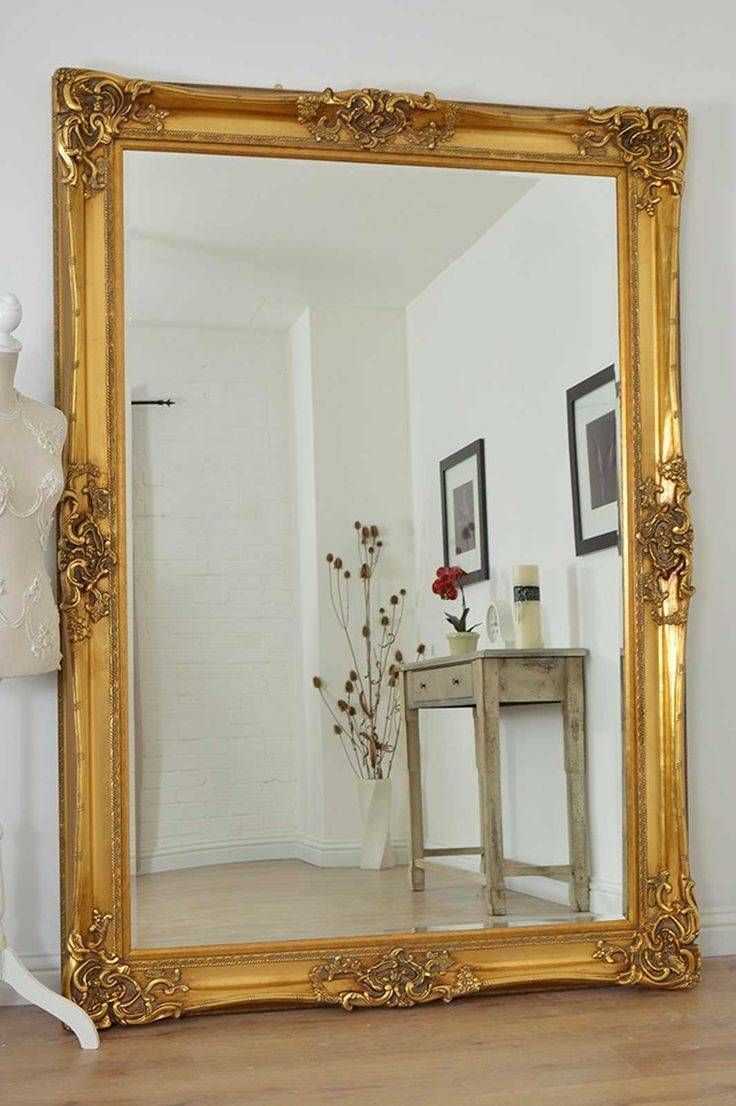 Featured Image of Large Ornate Gold Mirrors