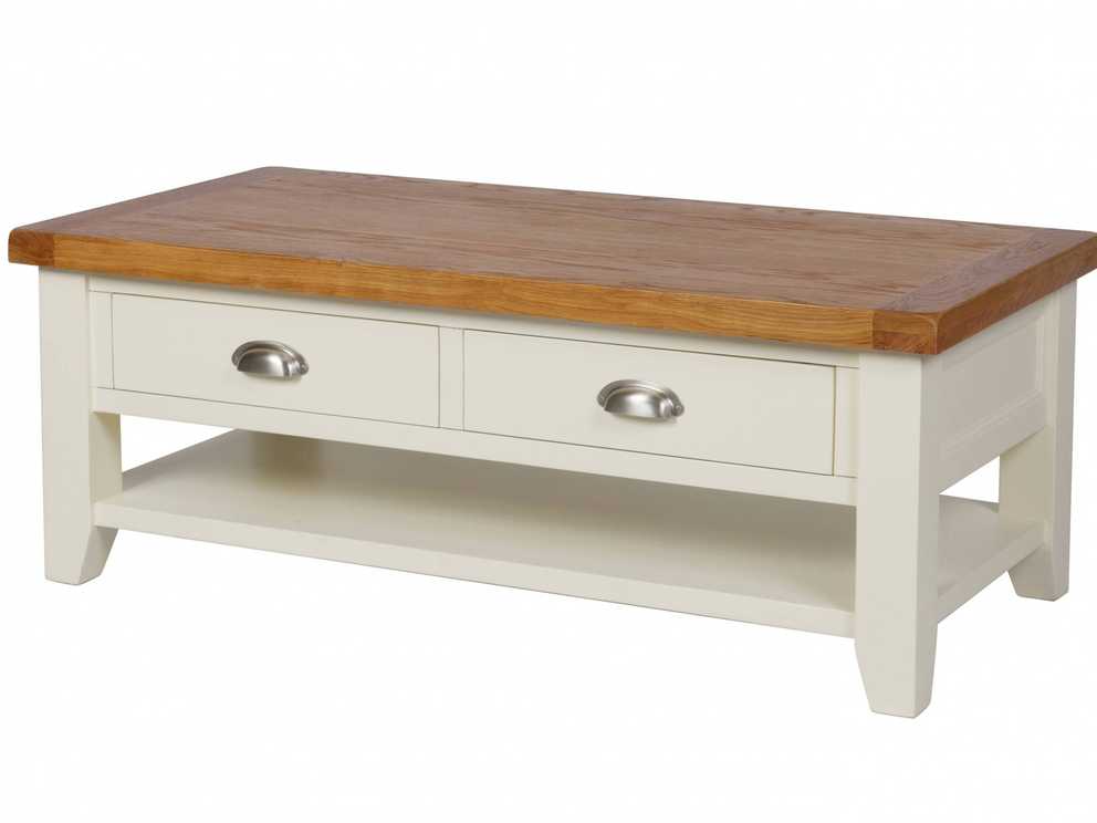 15 Ideas of Large Oak Coffee Tables