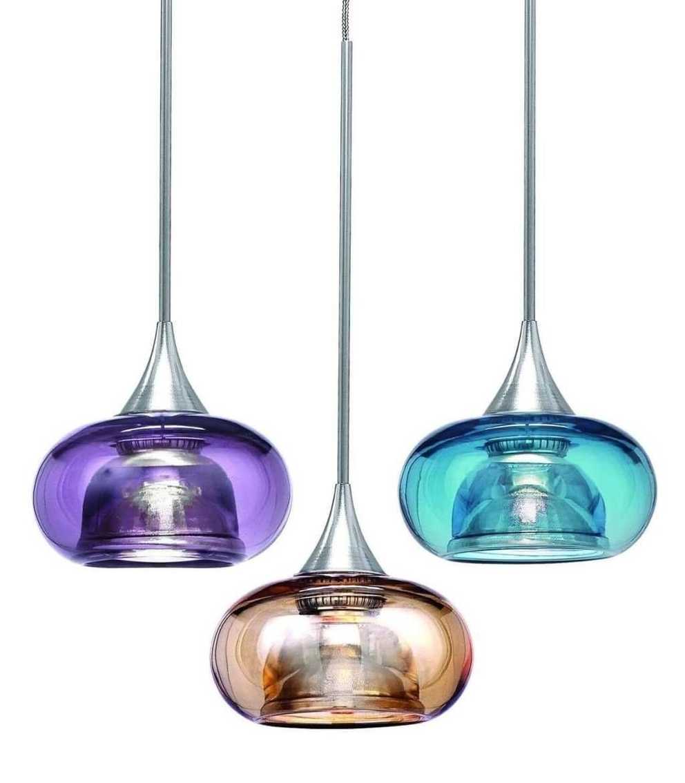 The Best Collection Of Turquoise Glass Pendant Lights