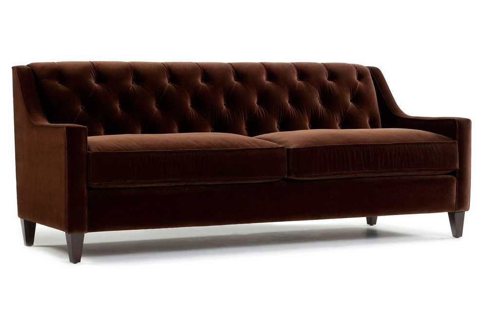 Top 15 of Brown Velvet Sofas