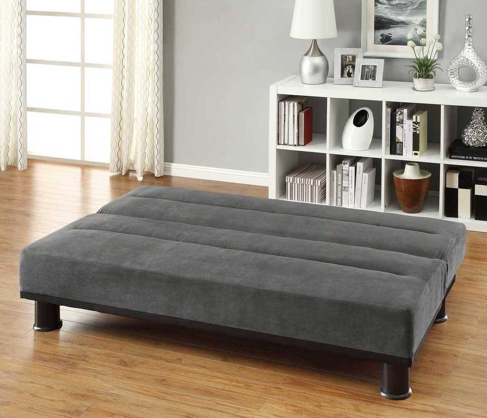 Homelegance Callie Click Clack Sofa Bed Graphite Grey With Clic Clac Sofa Beds 