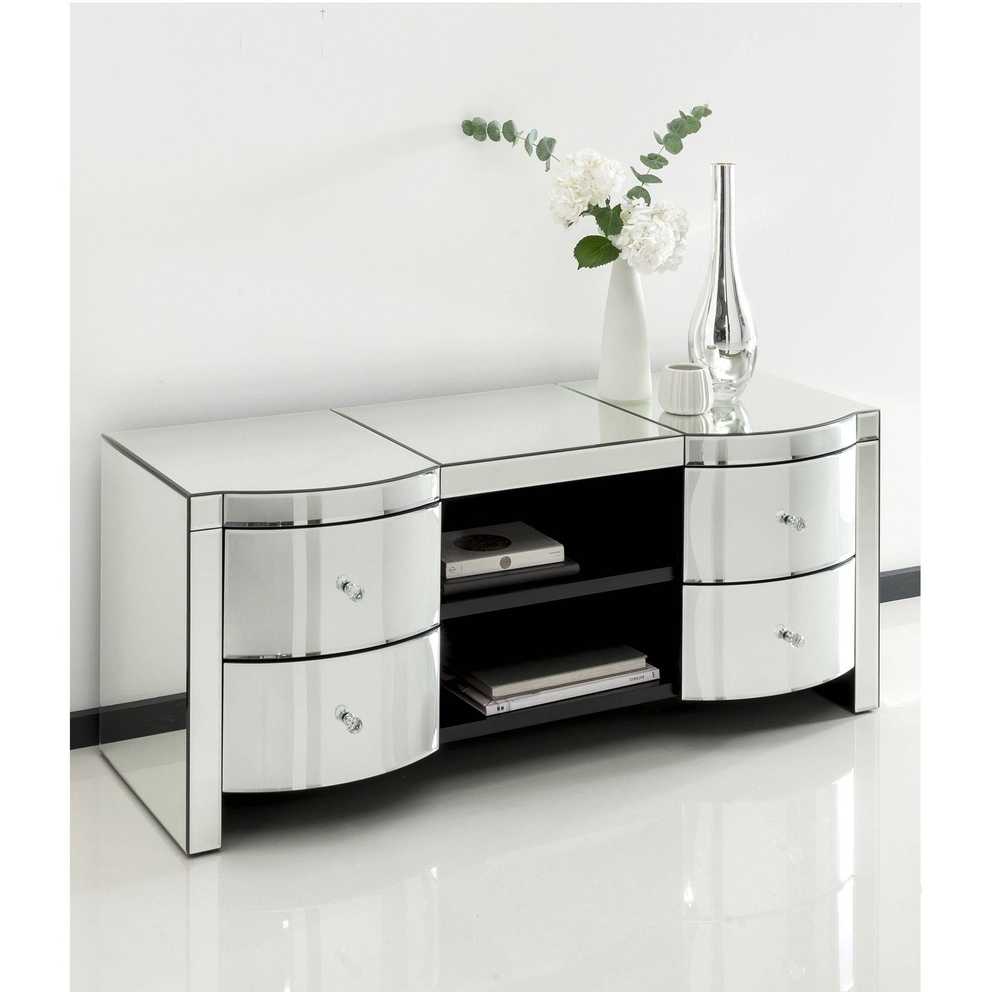 Featured Image of Mirrored Tv Cabinets