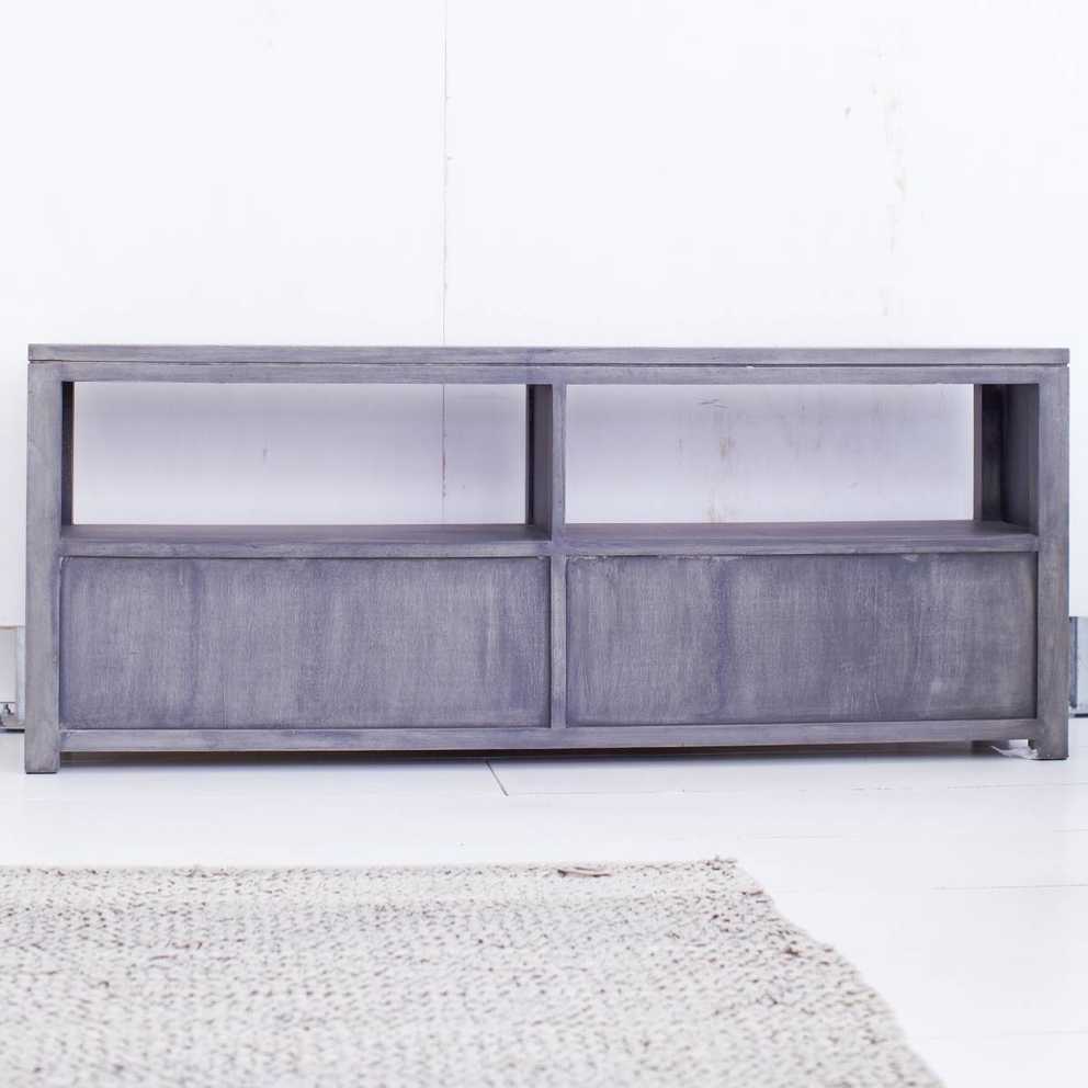 Photos of Grey Wood Tv Stands (Showing 9 of 15 Photos)