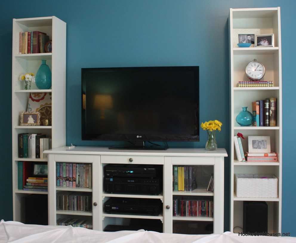 Tv Cabinet And Bookshelves – Hooked On Houses With Regard To Bookshelf Tv Stands Combo (Photo 1 of 15)