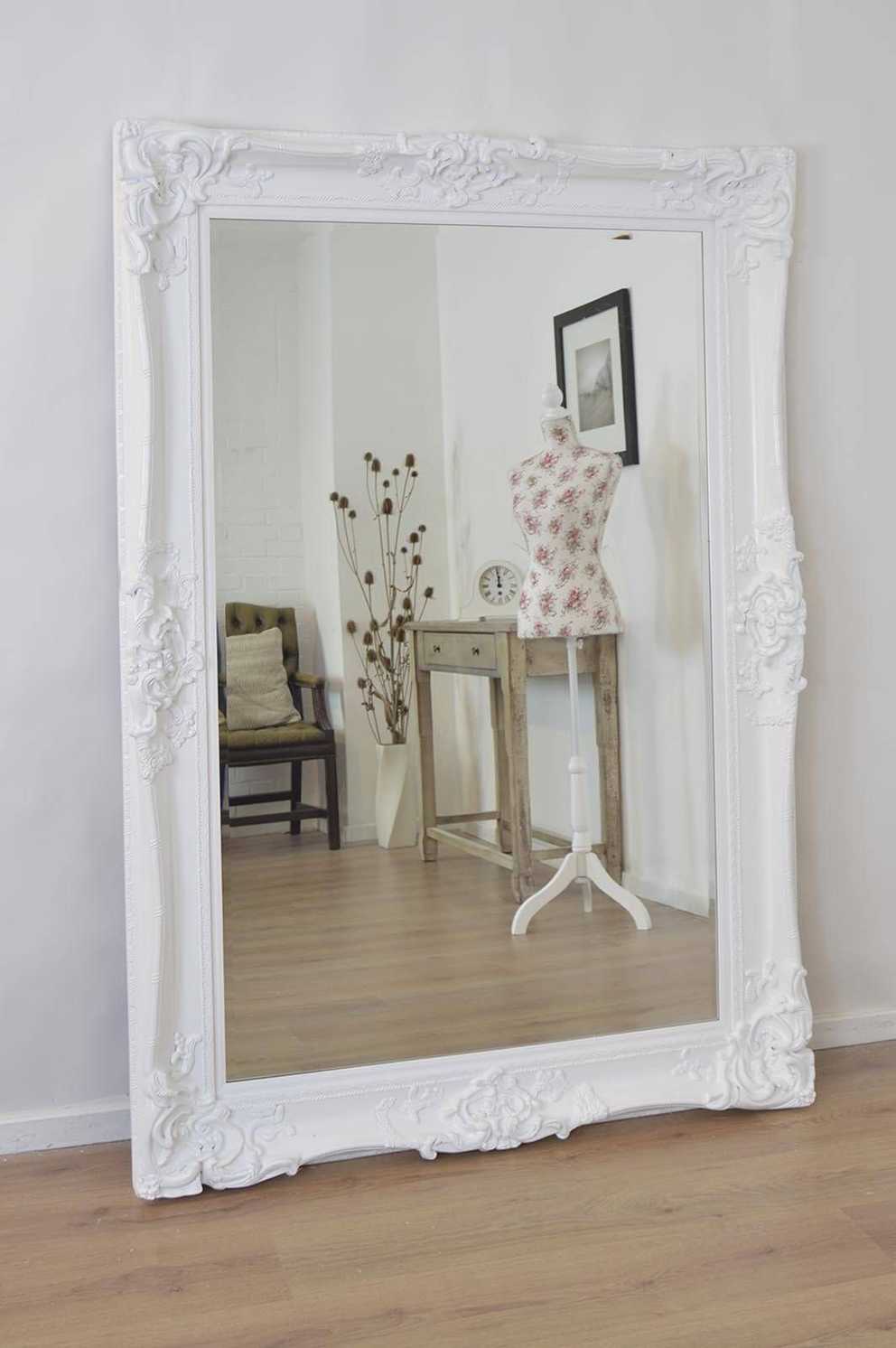 Featured Image of Large White Shabby Chic Mirrors
