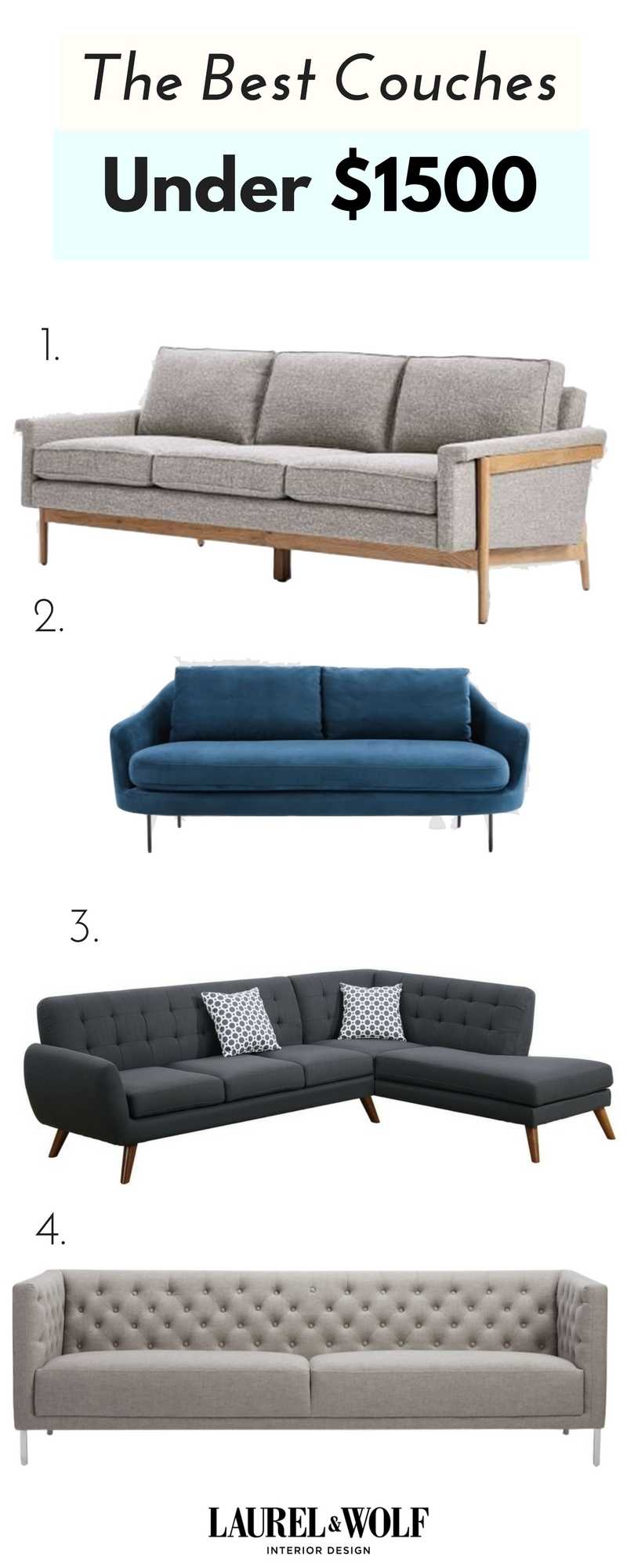 10 Ideas of Sectional Sofas Under 1500