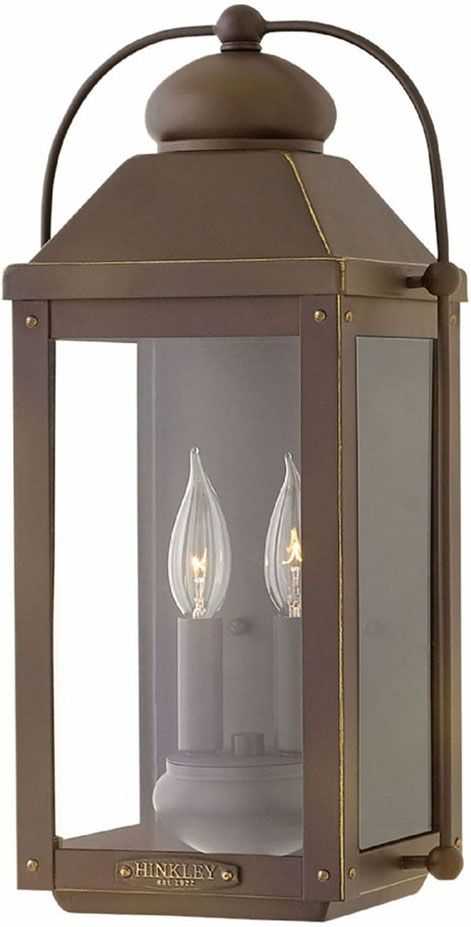 Hinkley 1854lz Anchorage Light Oiled Bronze Outdoor Wall Sconce Intended For Hinkley Outdoor Wall Lighting (Photo 5 of 10)