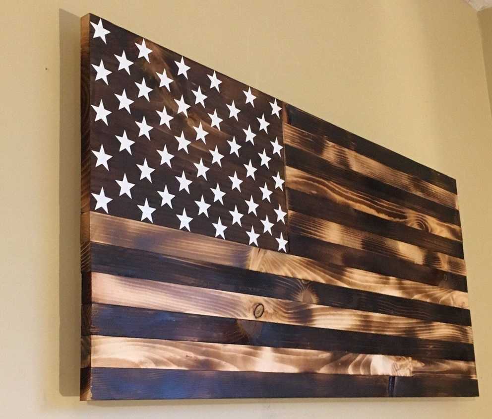 The 20 Best Collection of Wooden American Flag Wall Art