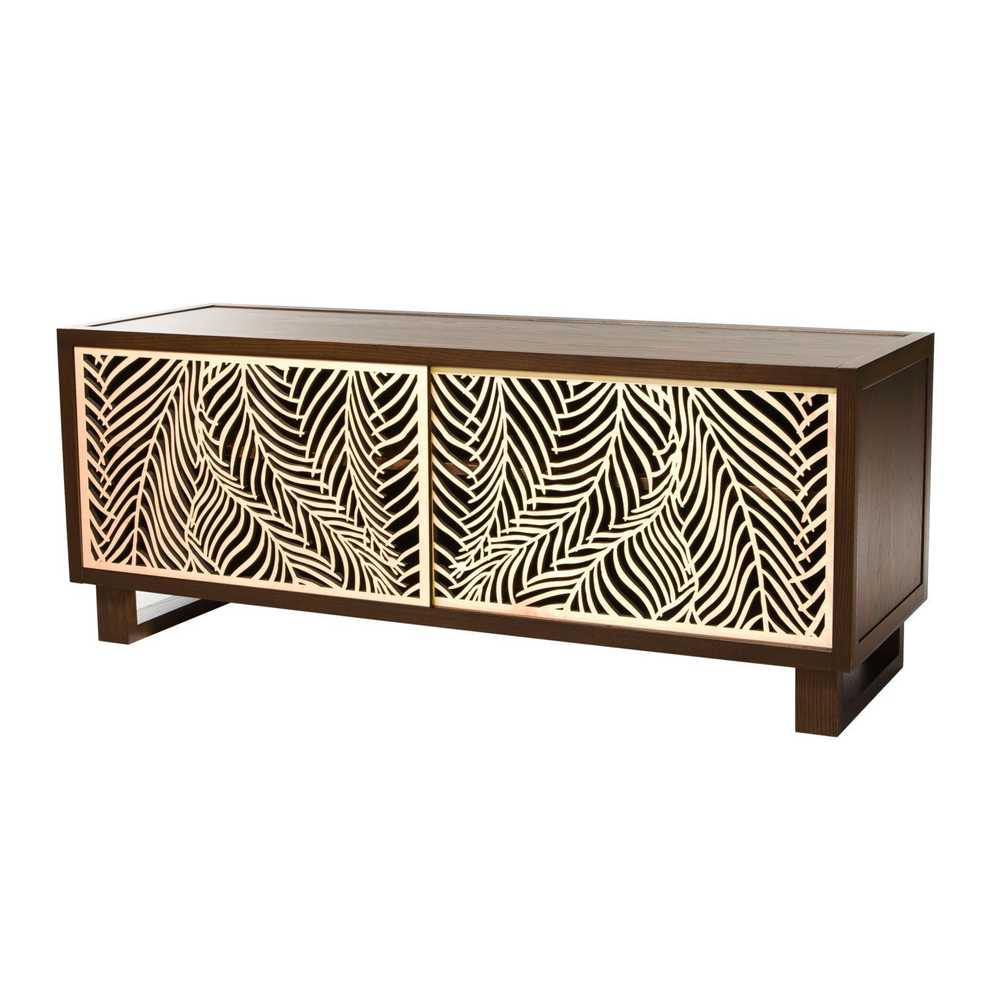 Featured Image of Natural Cane Media Console Tables