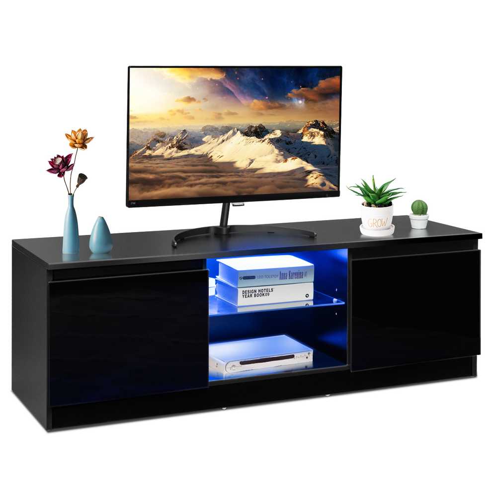 15 Ideas of Black Gloss Tv Stands