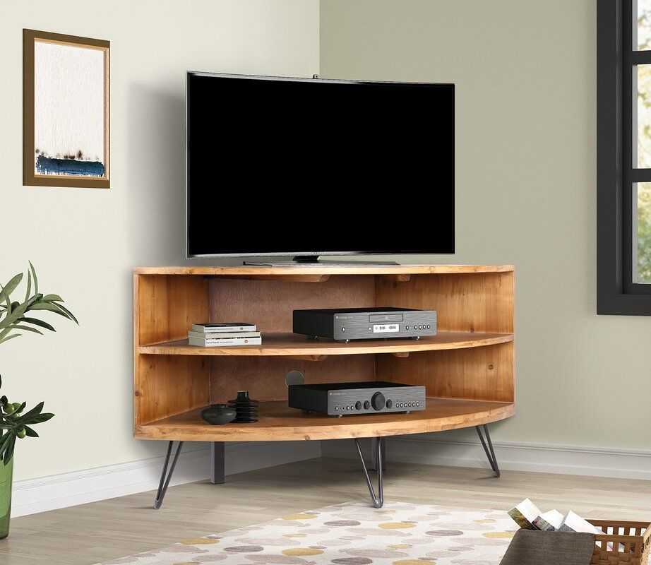 15 Ideas of Industrial Corner Tv Stands