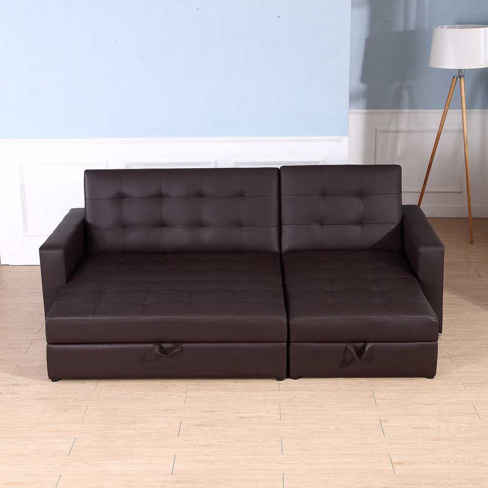 View Photos of Live It Cozy Sectional Sofa Beds With Storage (Showing 7