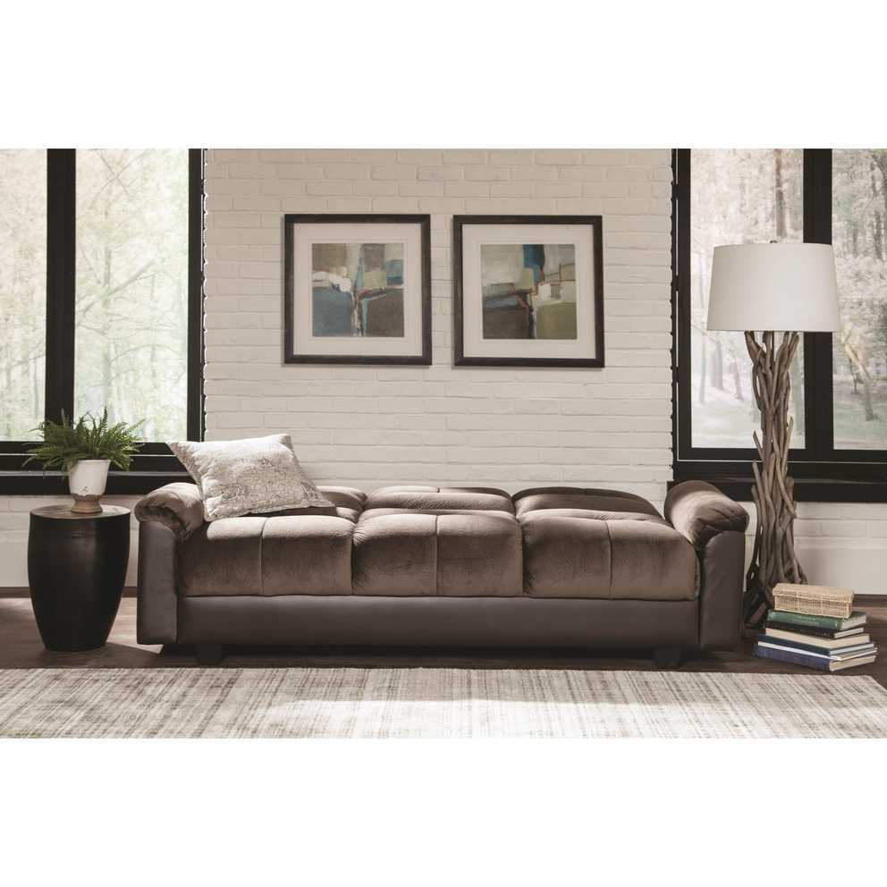Photo Gallery of Celine Sectional Futon Sofas With Storage Reclining