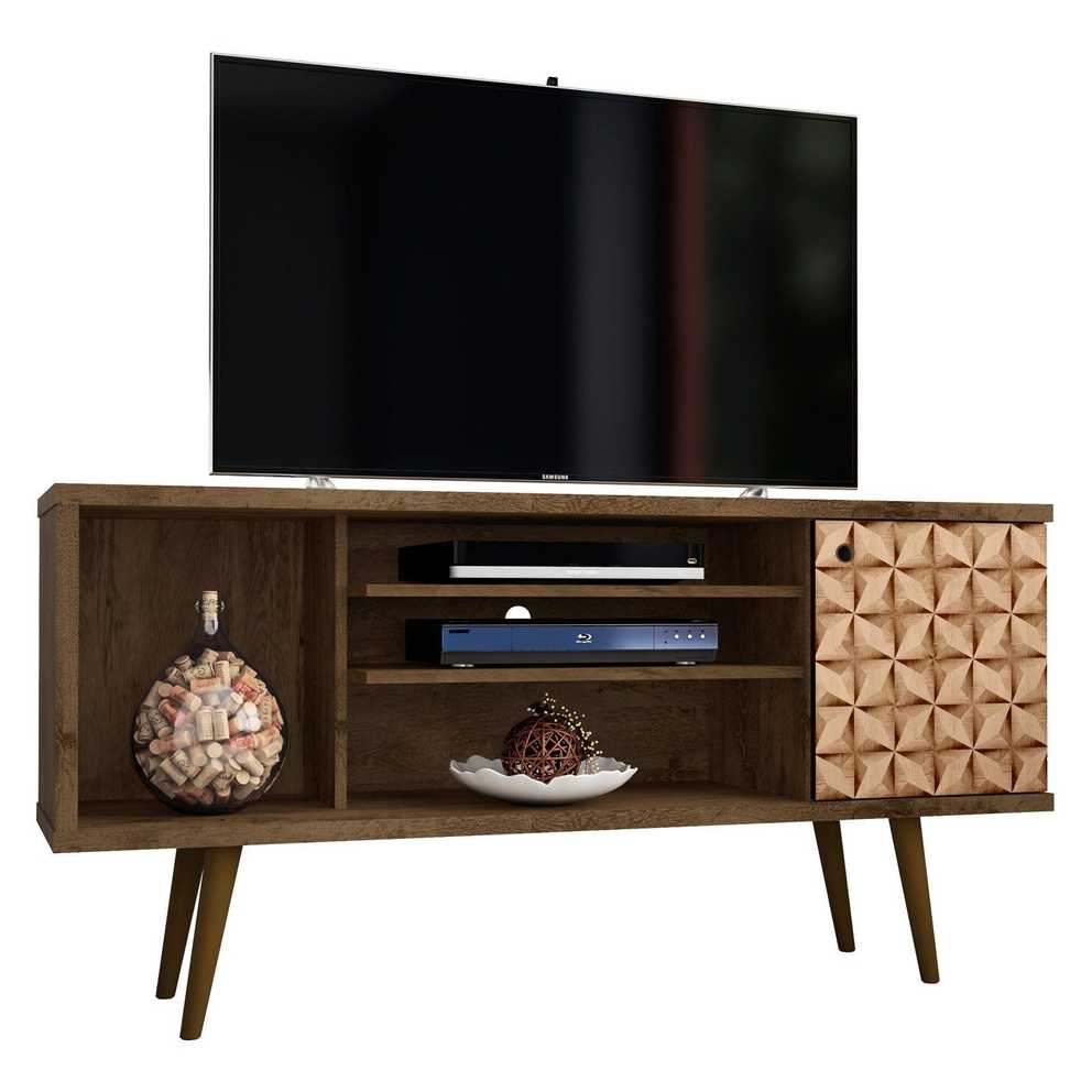 Liberty 53.14" Mid Century – Modern Tv Stand With 5 Throughout Copen Tv Stands (Photo 14 of 19)