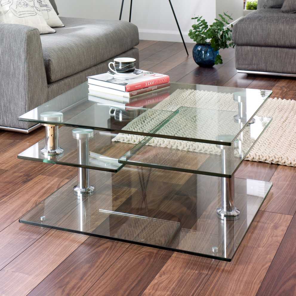 Photos of Glass and Pewter Coffee Tables (Showing 3 of 15 Photos)