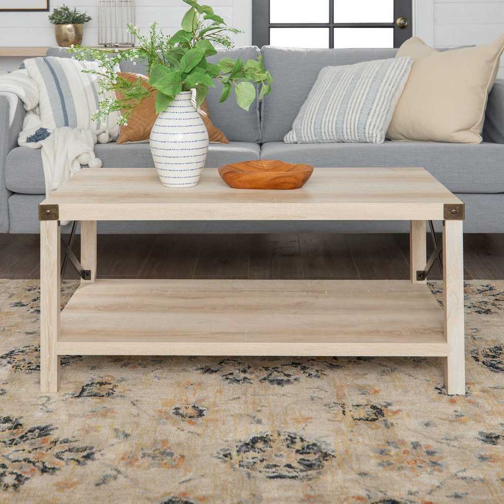 Manor Park Rustic Modern Farmhouse Coffee Table Multiple With Modern Farmhouse Coffee Tables 