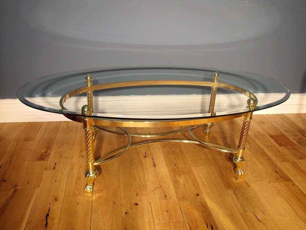 The 15 Best Collection of Antique Gold Aluminum Coffee Tables