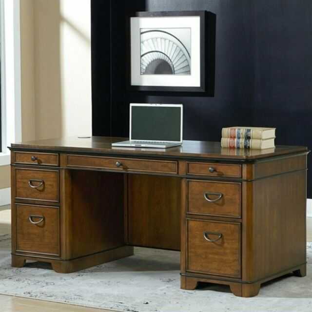 Featured Image of Double Pedestal Office Desks By Kathy Ireland
