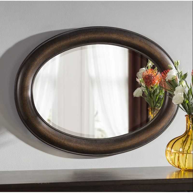 Featured Image of Distressed Black Round Wall Mirrors