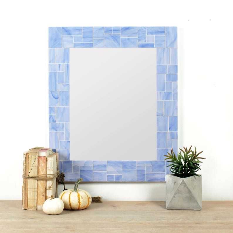 Image Gallery Of Tropical Blue Wall Mirrors View 14 Of 15 Photos