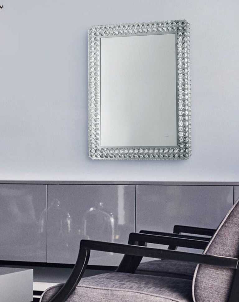 Showing Gallery of Chrome Rectangular Wall Mirrors (View 15 of 15 Photos)