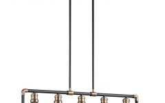 Natural Brass 19-inch Eight-light Chandeliers