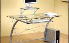 Glass and Chrome Modern Computer Office Desks
