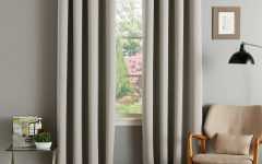 Grommet Top Thermal Insulated Blackout Curtain Panel Pairs