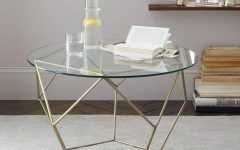 Antique Brass Glass Coffee Tables