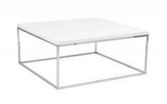 White Square Coffee Table