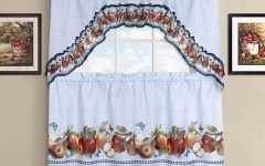 Delicious Apples Kitchen Curtain Tier and Valance Sets