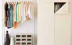 15 Collection of Wardrobes with Cover Clothes Rack