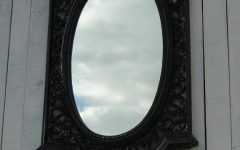 Glossy Black Wall Mirrors