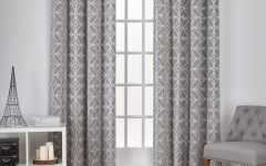 The Curated Nomad Duane Jacquard Grommet Top Curtain Panel Pairs