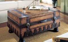 Old Trunks As Coffee Tables
