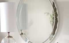 Oval Bevelled Mirrors
