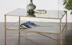Glass Gold Coffee Tables