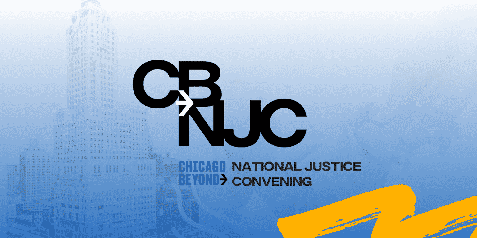 Flyer for Chicago Beyond's National Justice Convening