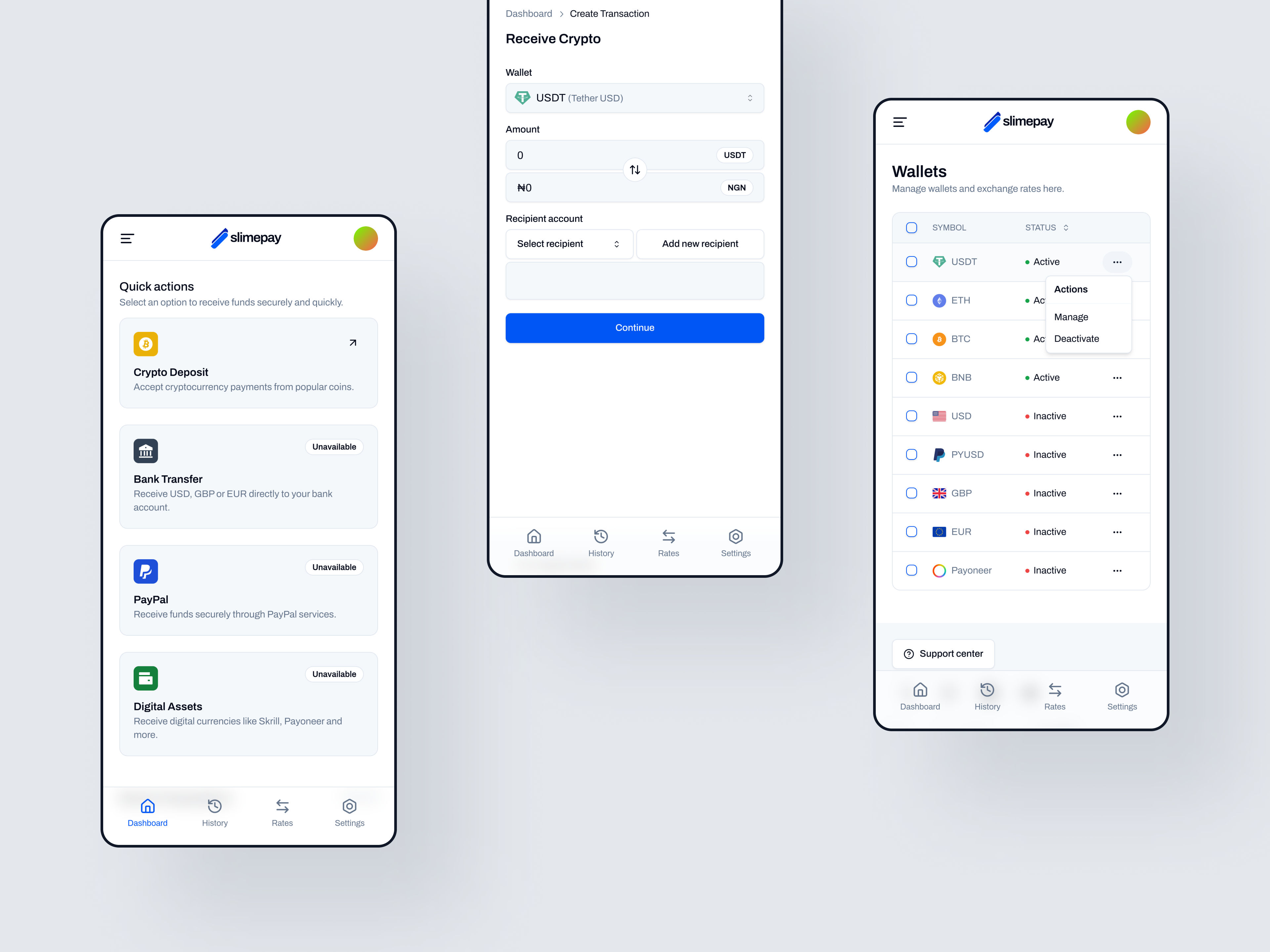 Slimepay Finance Portal